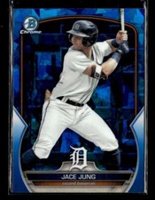 2023 Bowman Draft Sapphire Edition #BDC-104 Jace Jung Detroit Tigers
