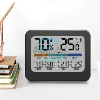 Indoor Large Screen Temperature & Humidity Meter Thermometer Hygrometer  / 