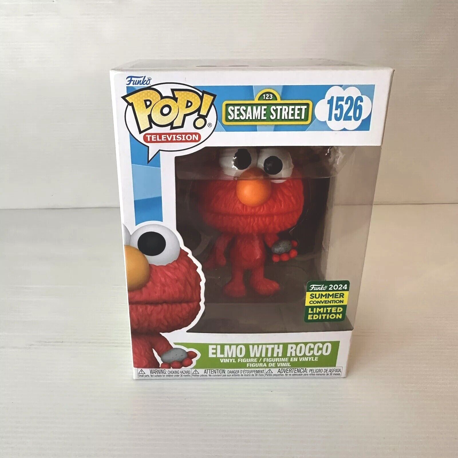 Sesame Street Elmo with Rocco TV Funko Pop Vinyl Figure #1526