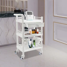 Salon Storage Cart, Movable Beauty Organizer, Mobile Storage Cart Beauty Trolley