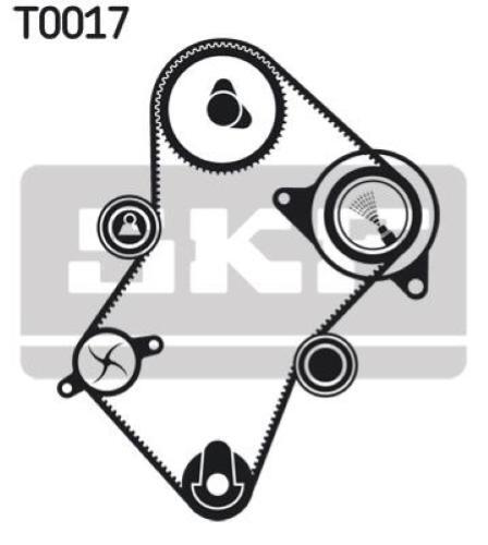 SKF KIT DISTRIBUZIONE FIAT SCUDO ULISSE PEUGEOT  205 D