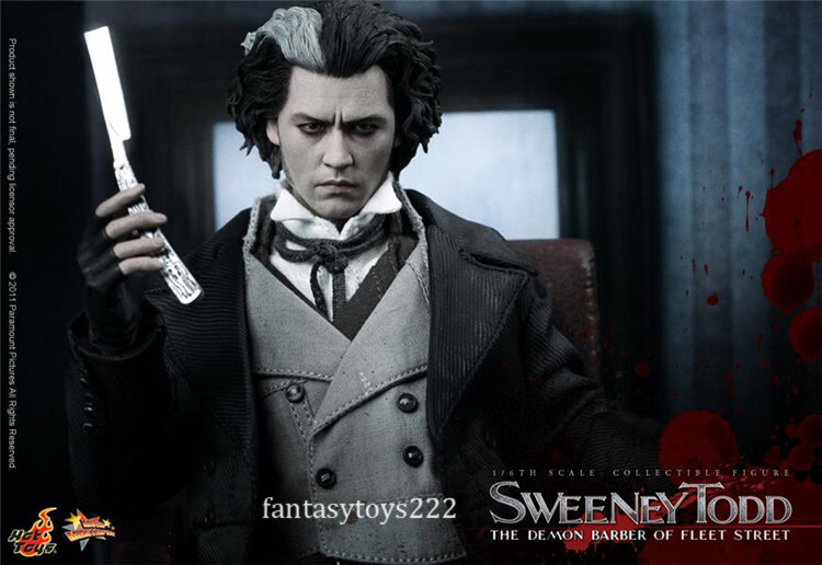 INSTOCK Hot Toys MMS149 1/6 Sweeney Todd Demon Barber Street