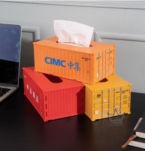 1:28 Industrial Shipping Container Tissue Box ABS Napkin Paper Container Kitchen - Picture 2 of 38