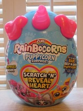 NEW Pink Zuru Rainbocorns Puppycorn Surprise Scratch 'N' Reveal Heart Plush