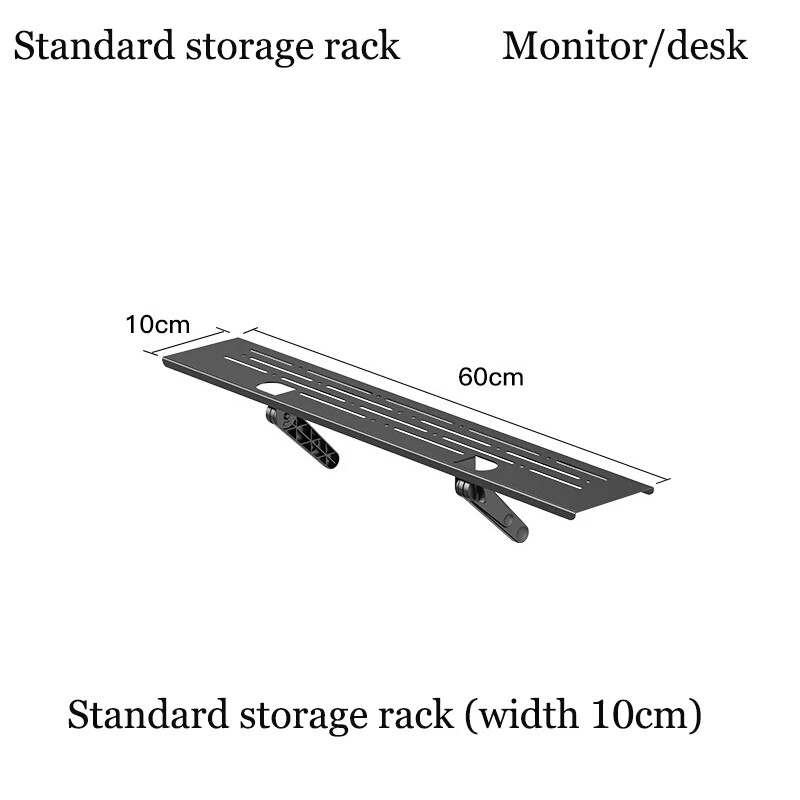 Rack mounted TV monitor manager screen top storage rack for home use eBay