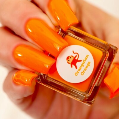 Parrot Polish Orangutan Orange Neon Nail Polish
