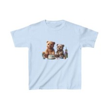 Kids Birthday Tshirt, cute bears, US Cotton Birthday T-shirt, Tee