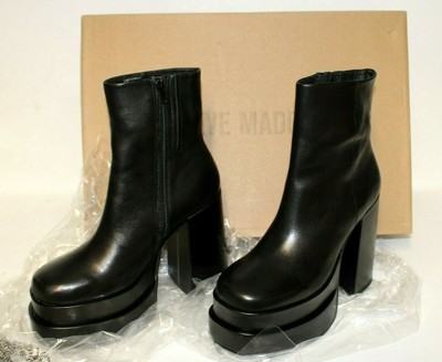 Steve Madden Cobra Black Leather 