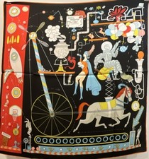 Designer Style, Elegant 90cm, 35inch Square Printed Head Neck Scarf Men Woman