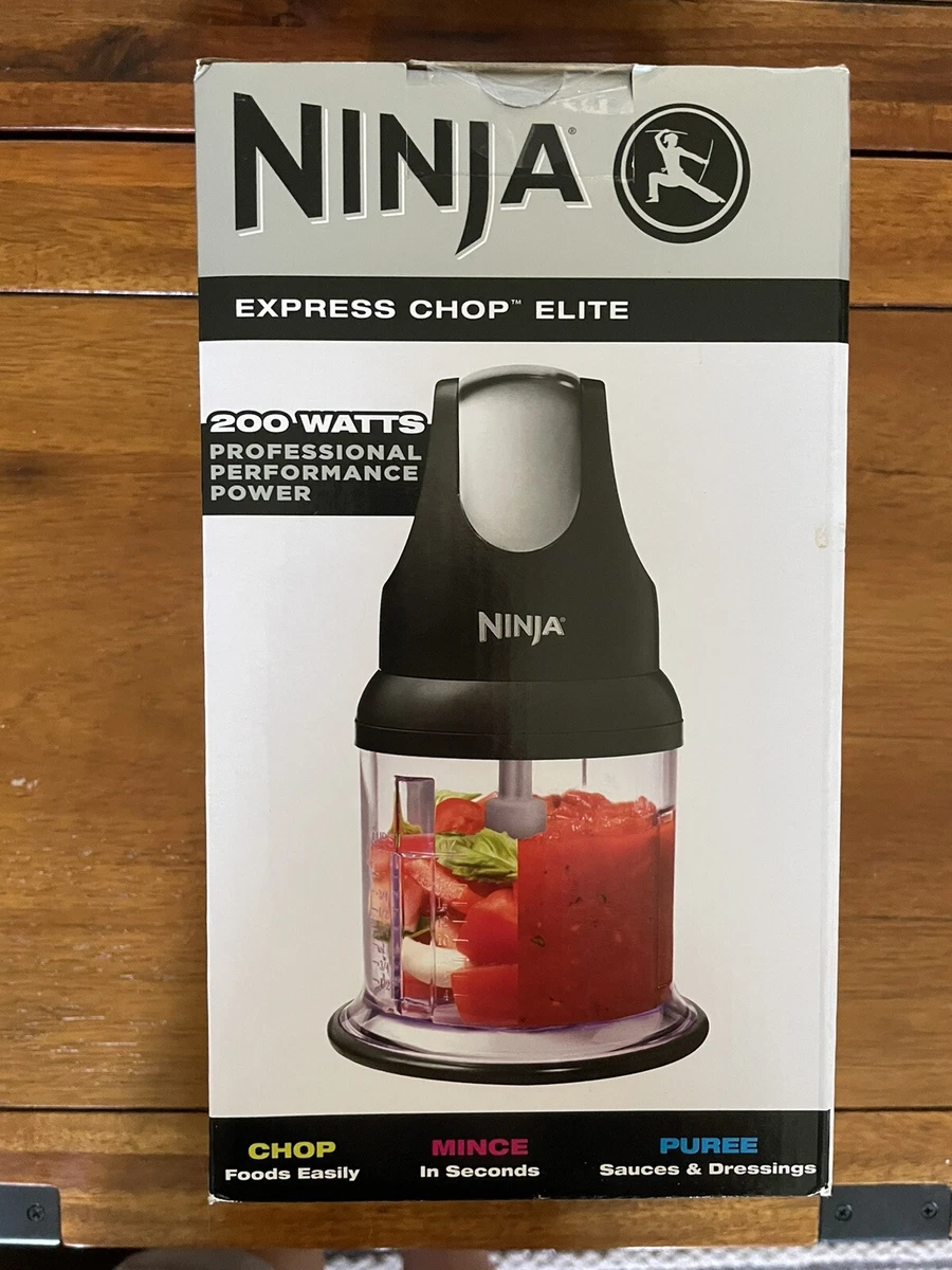 Ninja Express Chop Food Processor Black And Silver Tested Excellent