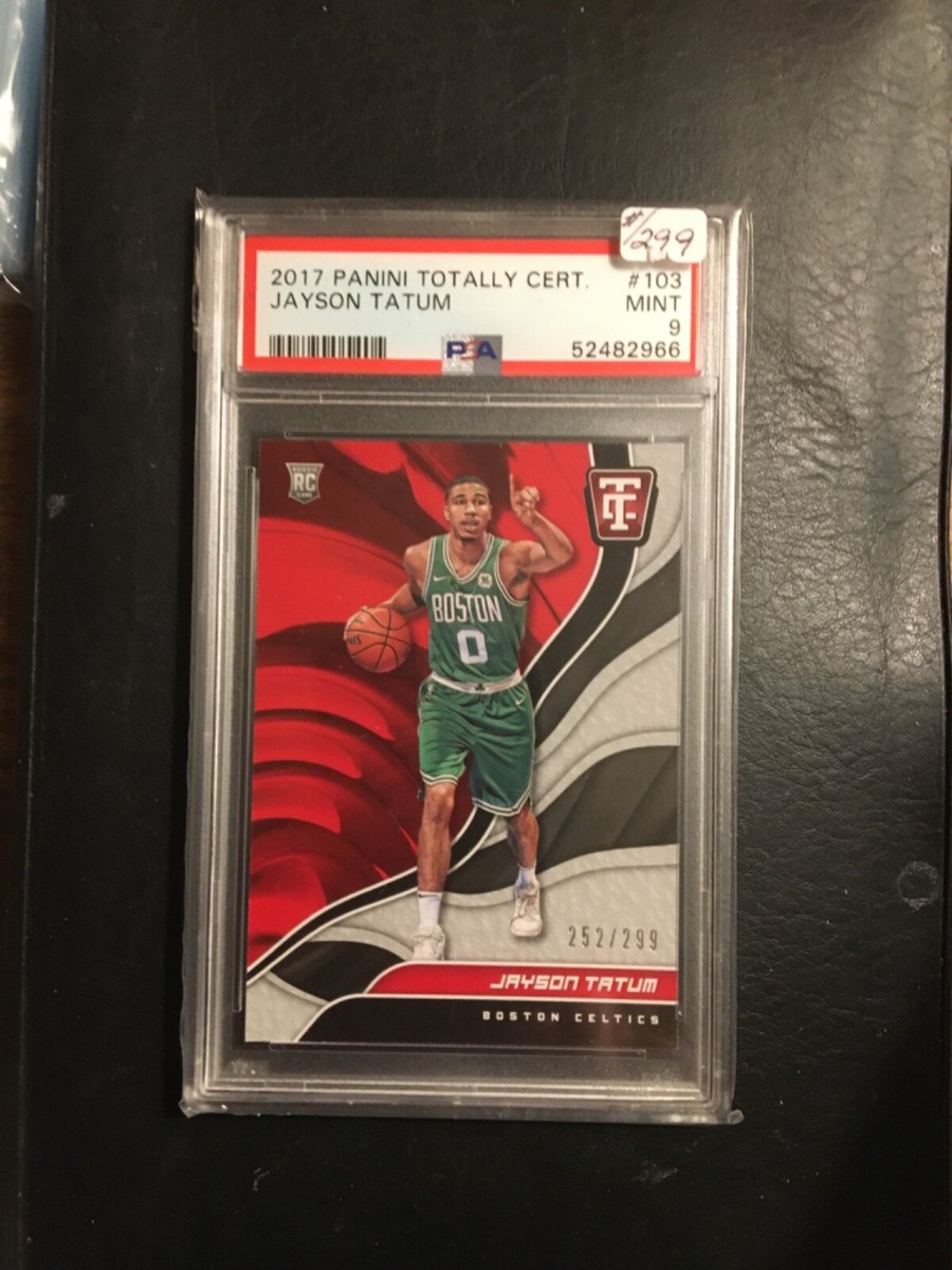 2017 JAYSON TATUM PANINI TOTALLY CERTIFIED ROOKIE RC /299 2017 JAYSON TATUM PANINI TOTALLY CERTIFIED ROOKIE RC /299