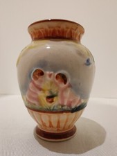 Occupied Japan Miniature Hand Painted Vase Pico