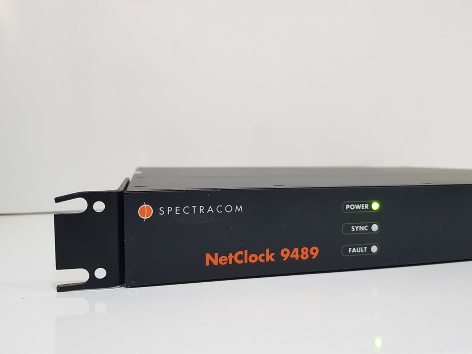 SPECTRACOM NETCLOCK 9489 NetClock Time Server |Precision GPS NTP Server ...