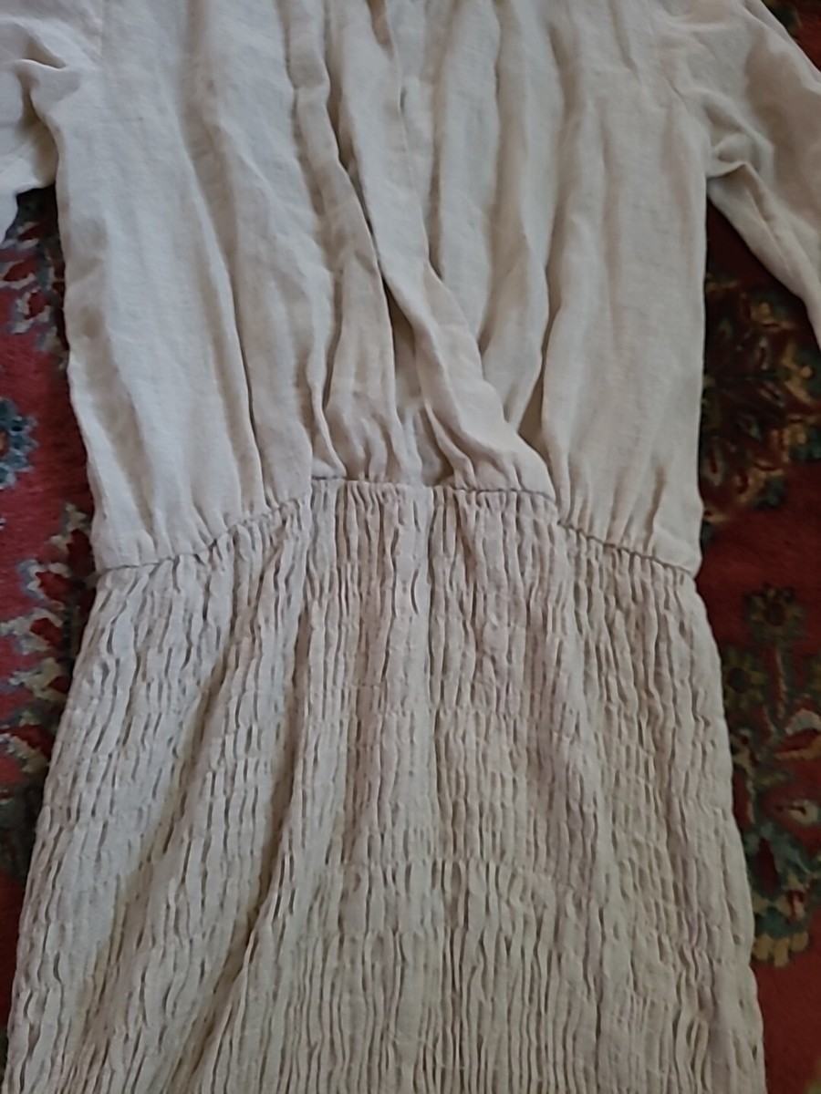 ZARA Cotton Linen Dress beige tan xs | eBay ZARA Cotton Linen Dress beige tan xs | eBay