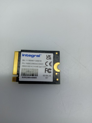 Integral 256GB NVMe M.2 2230 SSD PCIe Gen3 x4 - Imagen 3 de 3