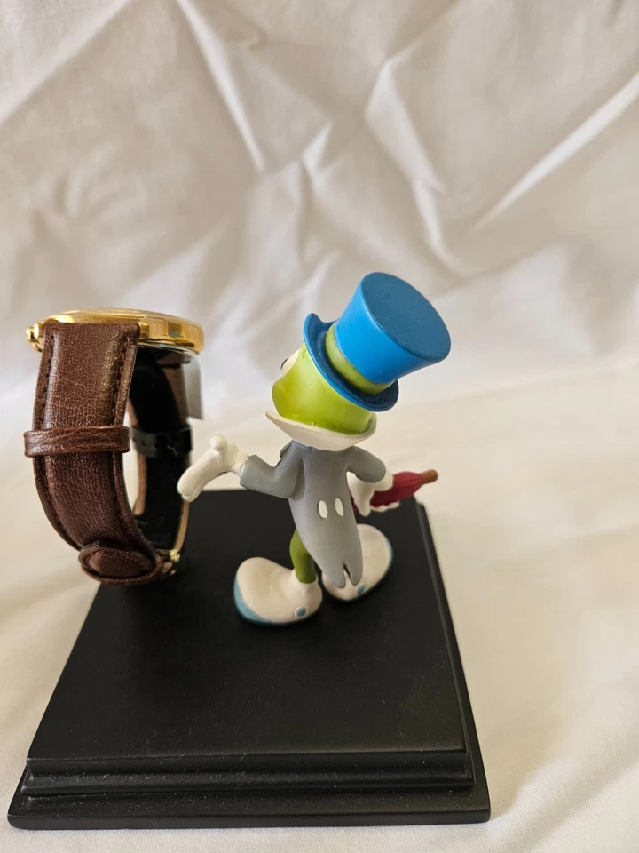 RELOJ CLUB COLECCIONISTA RARO DISNEY PINOCHO PEQUEÑO CRICKET TIEMPO ETERNO  Foto 4 de 4