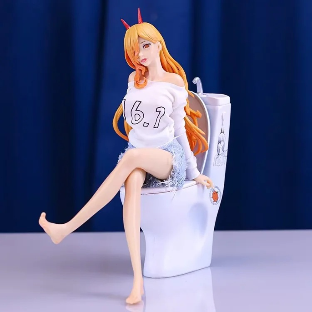 New Chainsaw Man TV Anime Figure Recreates Power's Dominant Toilet