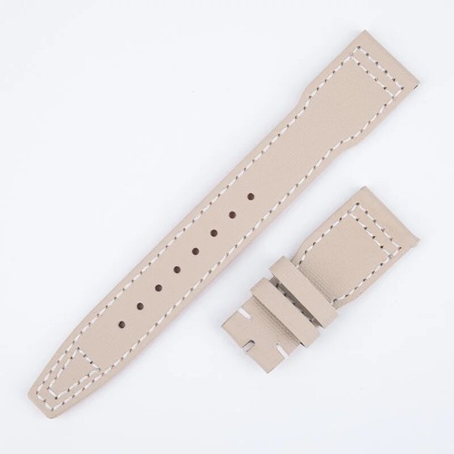 20/21/22 mm Calfskin Leather Nylon Watchband For IWC Pilot SPITFIRE MARK18 - Picture 29 of 37