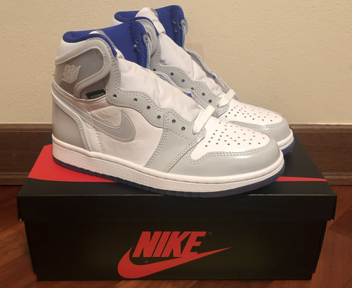 Nike Air Jordan 1 High Zoom White Racer Blue - US 5 - EU 37.5 | eBay