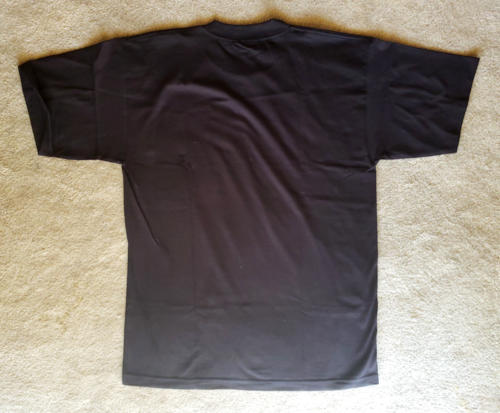 CAMISETA GUESS JEANS Para Hombre Logo Grande Mangas Cortas Negro Algodón Cuello Redondo Nueva con Etiquetas - Imagen 5 de 13
