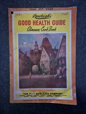 RAWLEIGH'S 1948 Good Health Guide Almanac and Cook Book  Fascinating 59TH. ANNIV