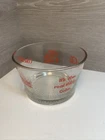 Bowl Vintage Coca Cola Glass Ice Bucket Candy Snack Dish 4.25” x 7”