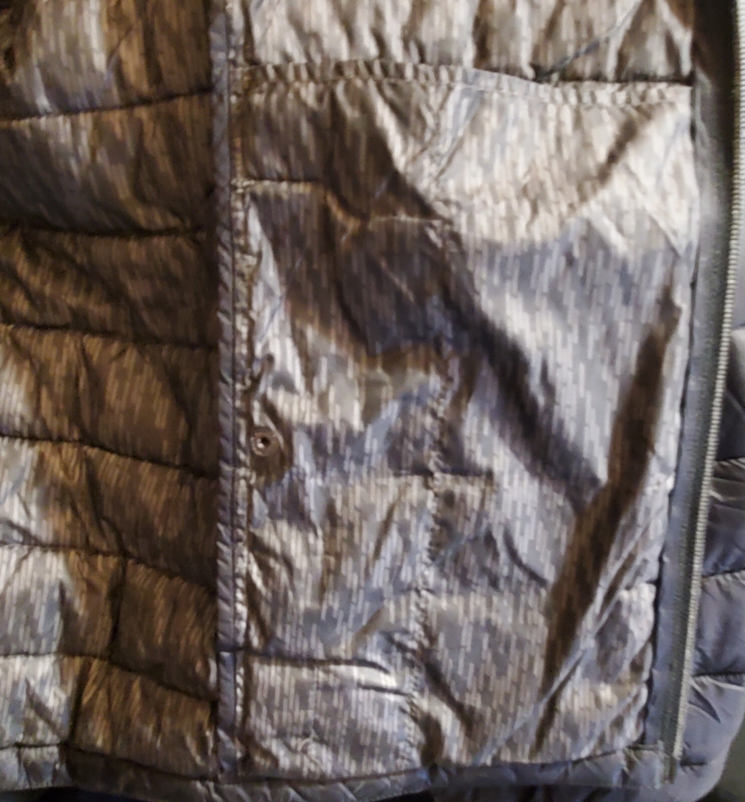 Calvin Klein Black Solid Full Zip Puffer Jacket M… - image 7