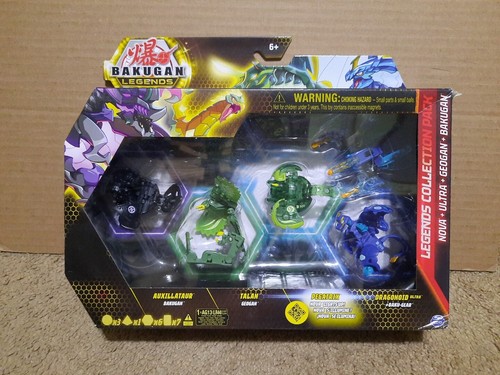 Bakugan Legends Collection Auxillataur, Talan, Pegatrix, Dragonoid New In Box