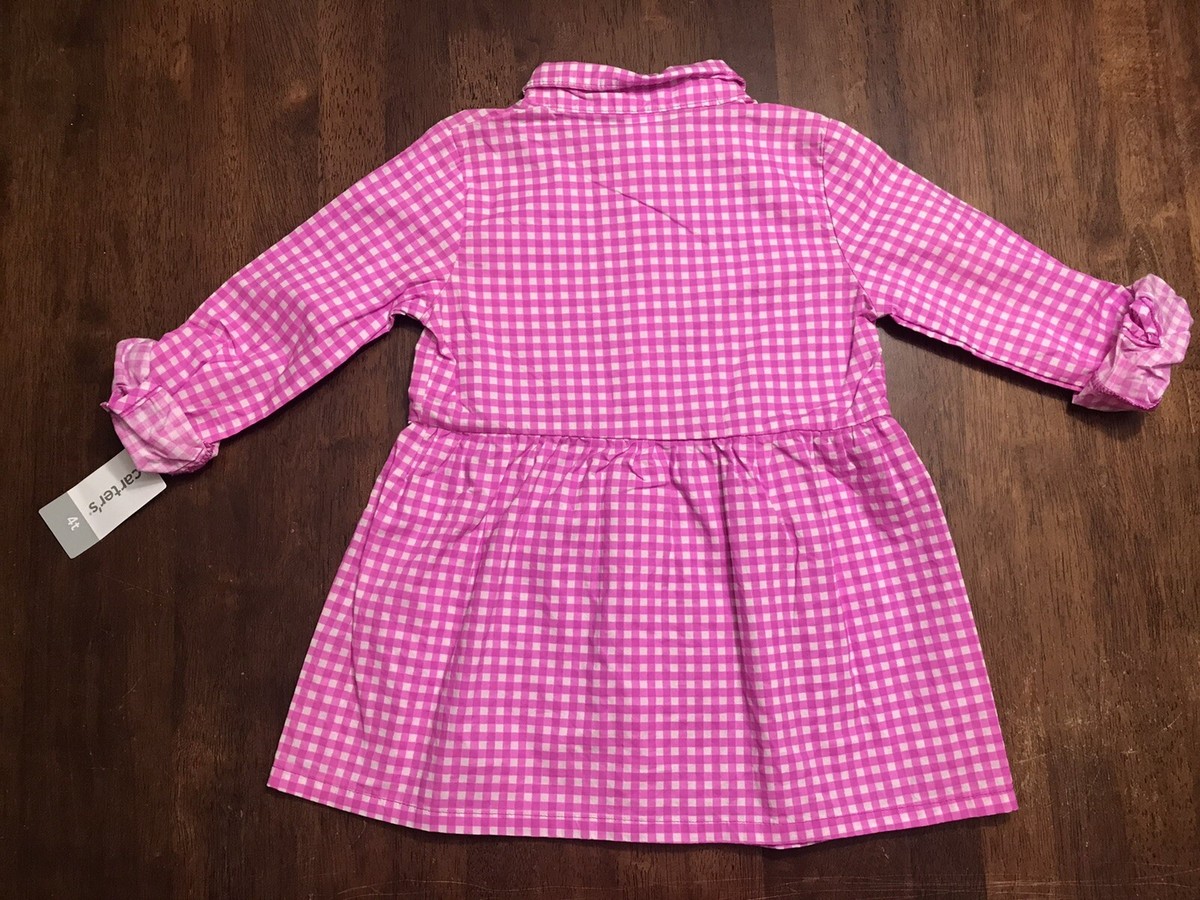 carters pink gingham dress Carter's Pink Gingham Plaid Dress 2T, Babies & Kids, Babies & Kids Fashion on Carousell