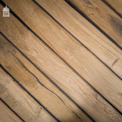 Planned Reclaimed Norfolk Broads Black Bog Oak Floor Boards Wall