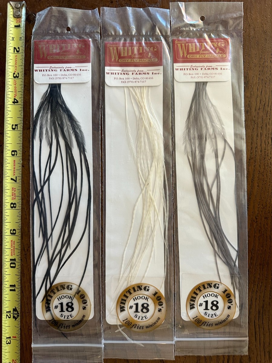 WHITING 100's DRY FLY HACKLE - fly tying | eBay