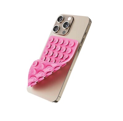 Silicone Suction Cup Phone Case Mount Double-Sided Sticky Phone Stand  Holder
