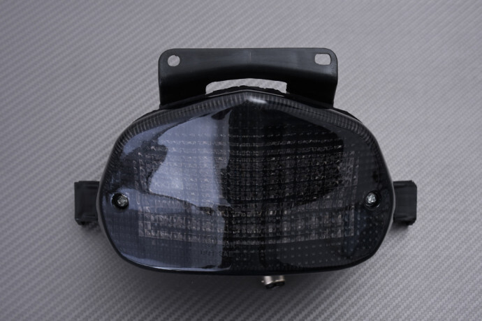 Feu arrière LED fumè noir avec clignotants pour SUZUKI GSXR 750 2002-2003