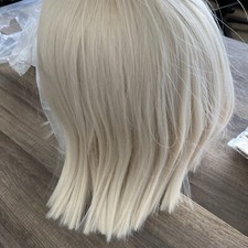 12 Inch Short Length Straight Middle Part Hair Wig Synthetic Heat Resistant /aw