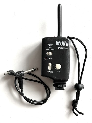 Pocket Wizard Plus II Transceiver With Cable, Hanging Cord, Batteries Photo Acc