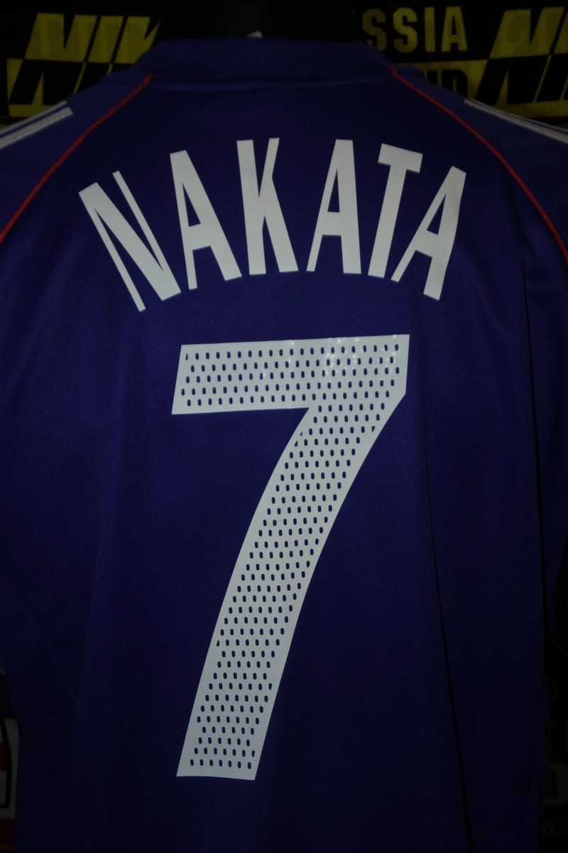5/5 Japan adults L 2002 #7 Nakata MINT FIFA football shirt jersey