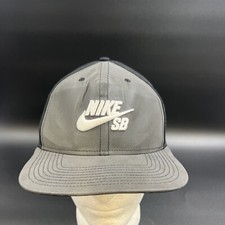 Nike SB Baseball Skater Hat Gray Black Adjustable