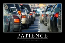 Patience Traffic Funny Demotivational Cool Wall Decor Art Print Poster 12x18
