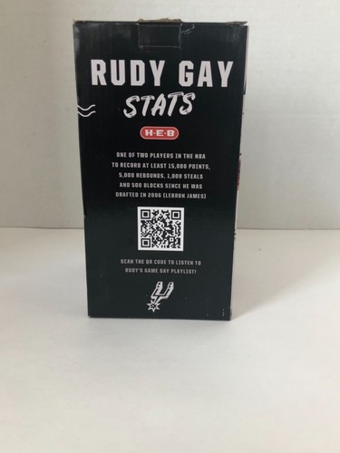 San Antonio Spurs Rudy Gay Bobblehead HEB Edición Limitada DJ - Imagen 4 de 7