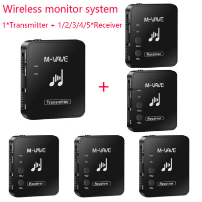 M-VAVE Wireless System Earphone Monitor Transmission Transmitter Receiver Z4D1