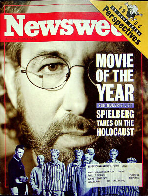 Newsweek Magazine December 20 1993 Schindlers List Movie Steven Spielberg