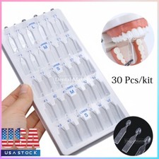 30pc Dental Composite Resin Veneers Mould Light Cure Anterior Front Teeth Veneer