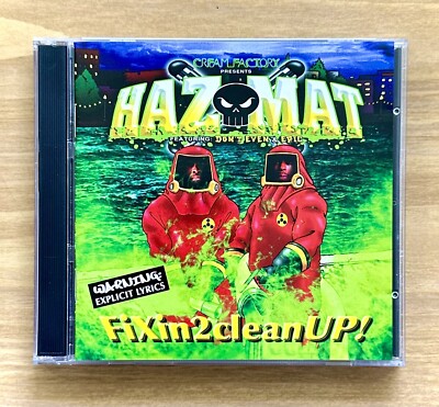 CD ~ Haz Mat ~ Fixin2CleanUp! ~ 2 Disc ~ P.A. ~ 13 Tracks ~ 2007 ~ !L  K!