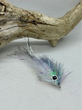 Murdich Minnow Streamer Fly, 3 pack, Pearl/Silver, size 2