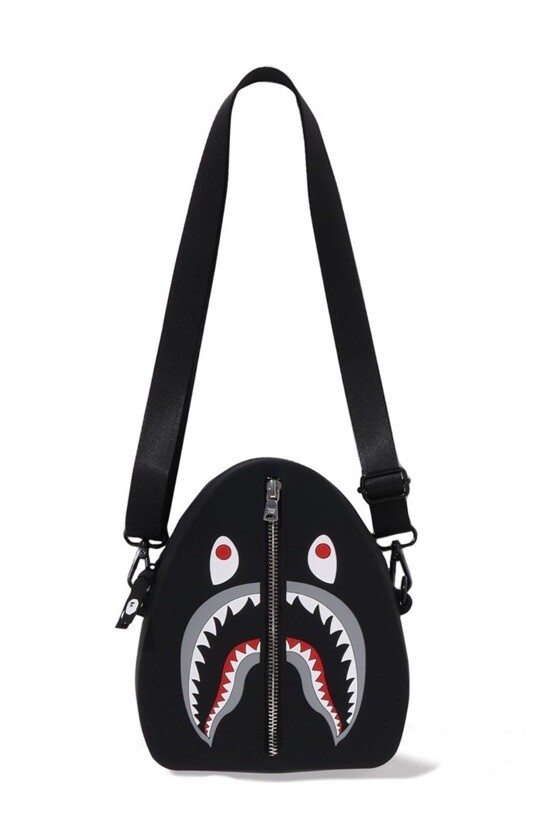 Authentic a bathing ape bape shark silicon shoulder bag Authentic a bathing ape bape shark silicon shoulder bag