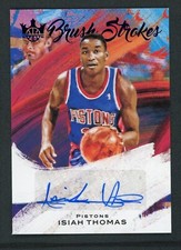2020-21 ISIAH THOMAS 21/25 AUTO PANINI COURT KINGS BRUSH STROKES AUTOGRAPHS
