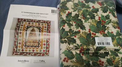 Craftsy Boundless Fabrics O Tannenbaum 59  x 70  Quilt Kit by Monique Dillard