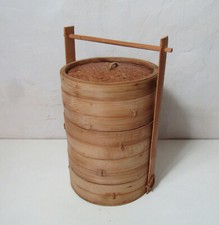 panier vapeur cuisson bambou rotin
