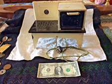 Vintage Child  s Toy Electric Stove Marked Little Lady Ranges-Kingston Prod. Corp