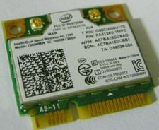 New Toshiba G86C0006U110 Intel Dual Band Wireless-AC 7260 7260HMW BT PCIe Half